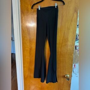 Offline by Aerie High Rise Super Flare Real Me Leggings Black Size medium Active